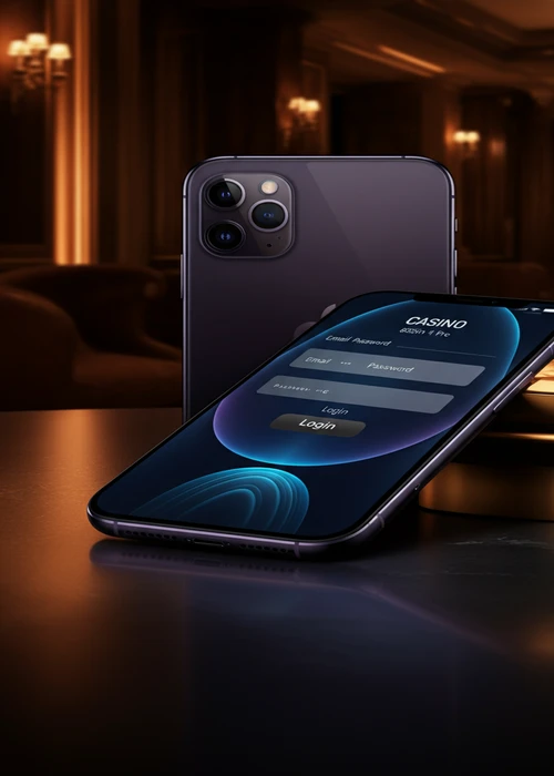 Interface de connexion sécurisée Donbet affichant les champs d'identification et le bouton d'accès, soulignant la rapidité du processus.